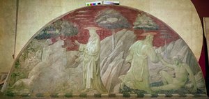 The Creation of the Animals and of Adam by Paolo Uccello